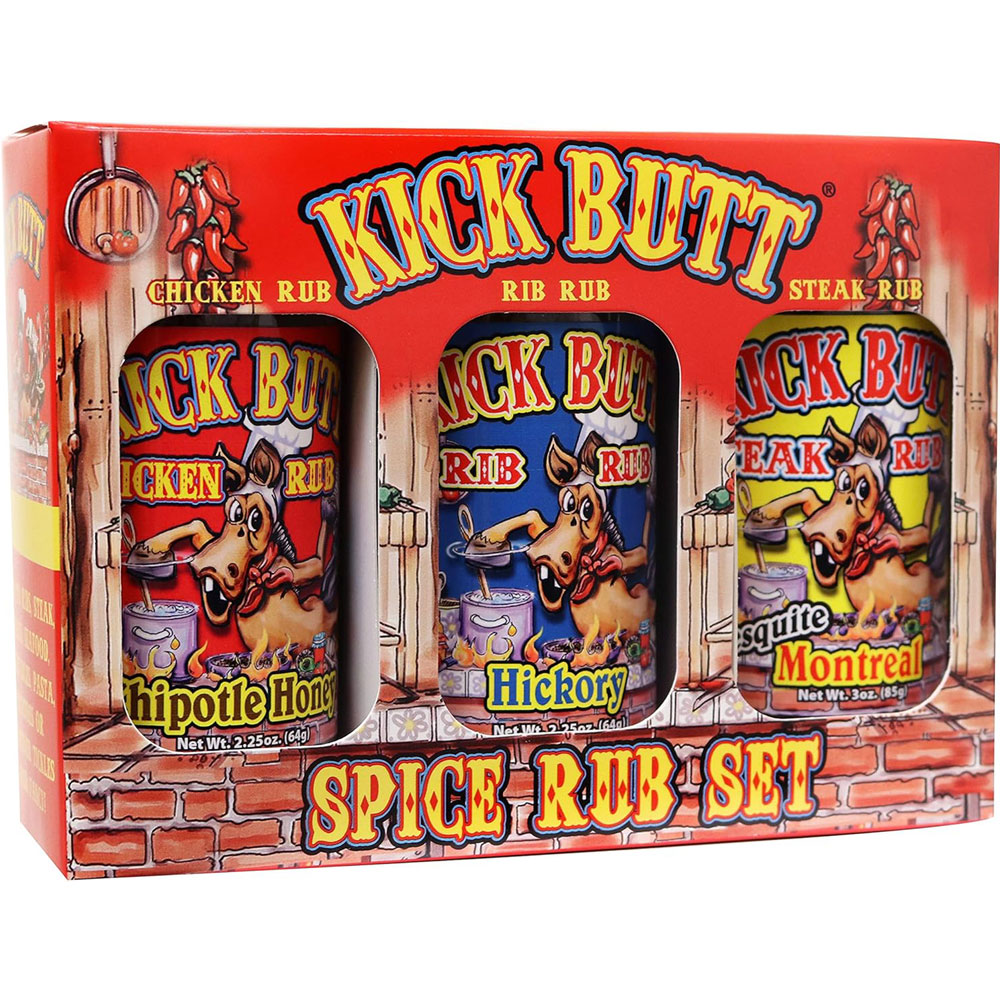 Kick Butt® Spice Rub Set 3pk