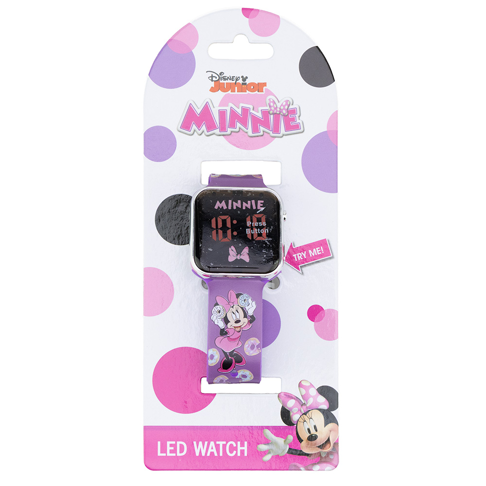 Disney Minnie LED Watch with Printed Straps