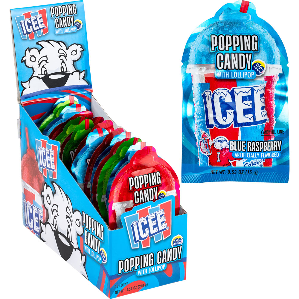 ICEE® Popping Candy with Lollipop Display Box (18ct)