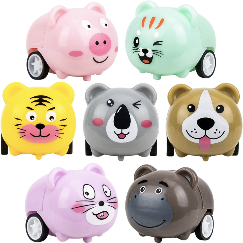 Pullback Animal Racers in 2in Capsules (250 pcs)