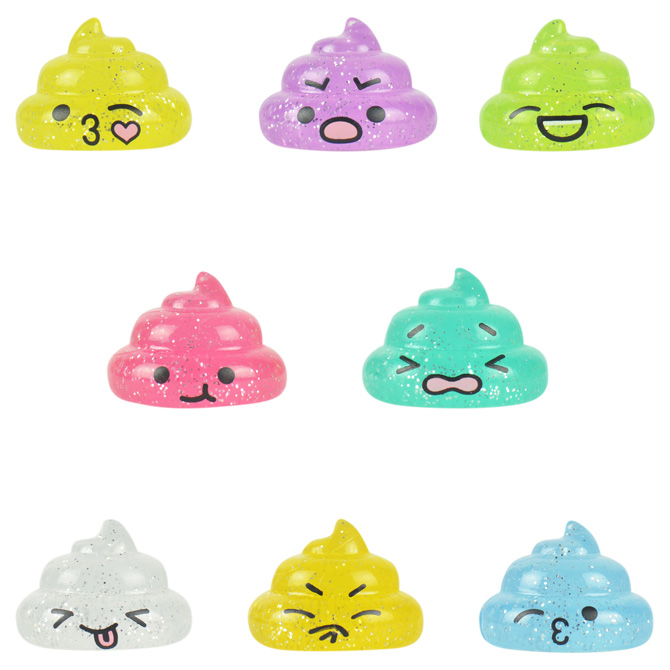 Unicorn Poop-sters Figurines 1in Asst (100pcs)