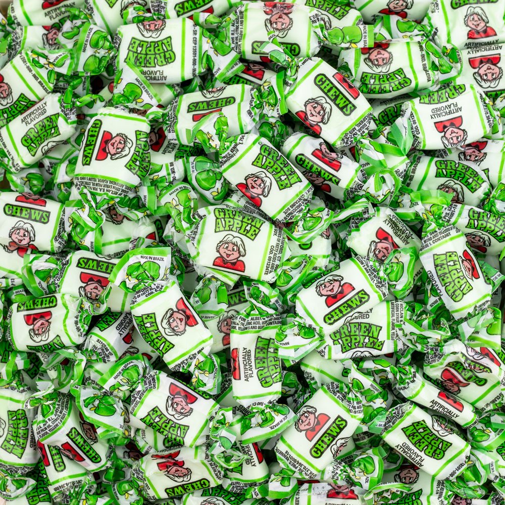 Green Apple Fruit Chews Bag (240pcs)