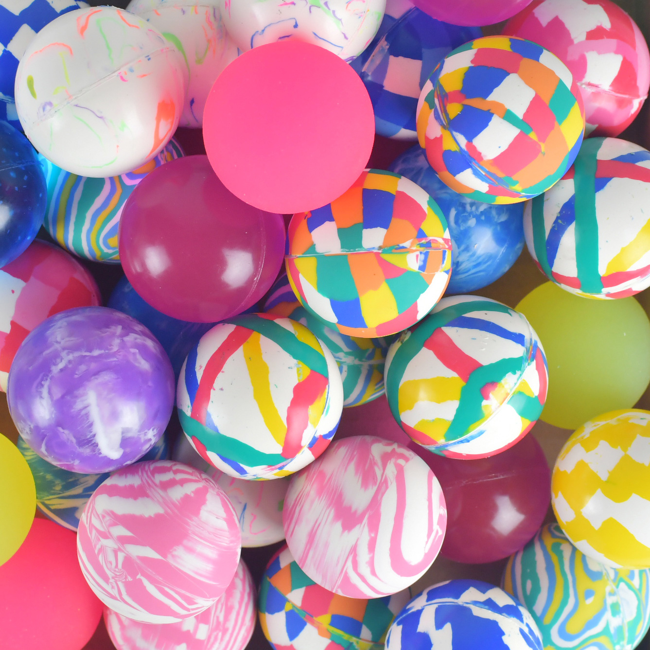 45mm (1.75in) Hi-Bounce Ball Mix (50 pcs)