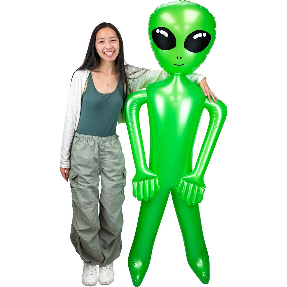Inflatable Alien 72in Asst (6pcs)