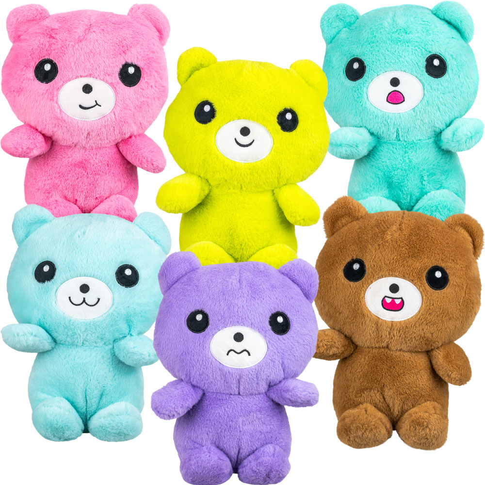 Jumbo Cute Bear Plush 12in Asst