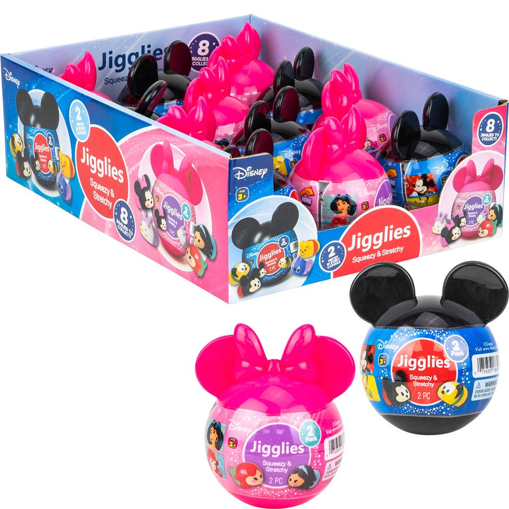 Disney© 2pc Jigglies in Ear Capsule Asst (12pcs)