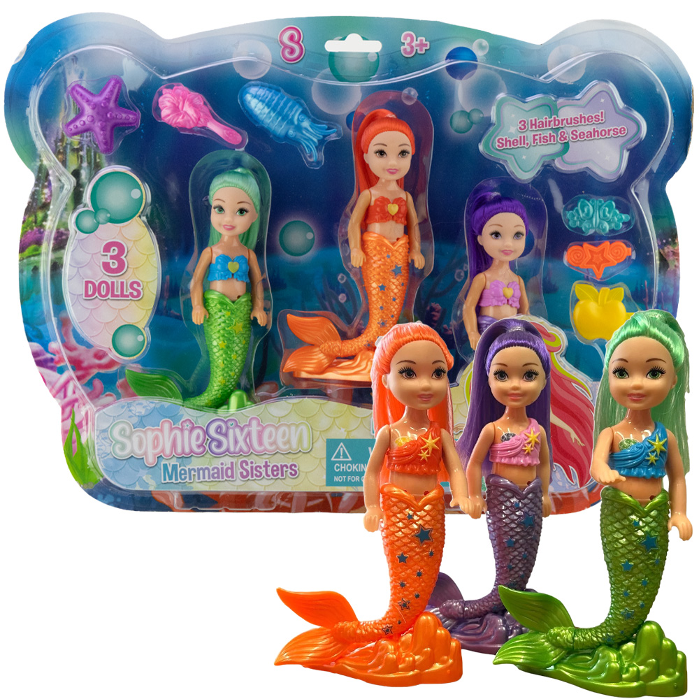 Sophie Mermaid Sisters Playset 3pk
