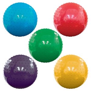 18KNOB-18in Inflatable Assorted Color Knobby Balls 50pcs