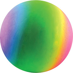 18RAIB-18in Inflatable Rainbow Vinyl Balls 48pcs