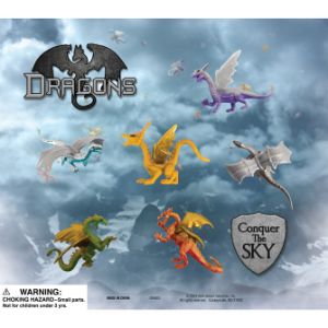 Dragon Figurines Display Back