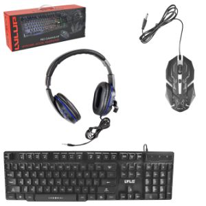 EL0668-LVL UP Pro LVL UP Pro Gaming Kit 3pcs keyboard headphones mouse box Kit 3pcs