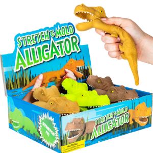 NV2465-Stretch and Mold Alligator 8in Asst