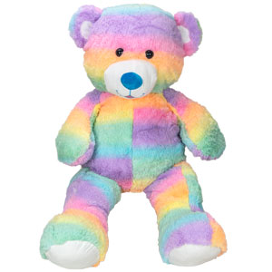 PL3002-Rainbow Bear 35in 6pcs
