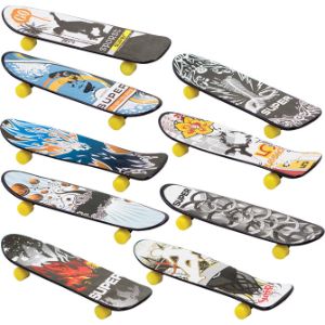 ST1021-Finger Skateboards 4in Asst (12pcs)